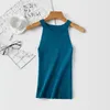 Casual Solid Knitted Tank Top Women Autumn Sleeveless Cotton Halter 210520