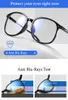 Mode Solglasögon Ramar Anti Blue Light Glasögon för män Kvinnor Datorskydd Gaming Eyewear Optisk Spectacle Eye Frame Blu-Rays Bloc