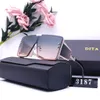 Dita -Designerin Sonnenbrille Laut Lärm Männer Frauen Brin Brin Brin Metall Vintage Sonnenbrille Stil Square Rahmen UV 400 Objektiv Originalbox und Fall 299f