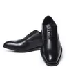 Taille 39-44 hommes chaussures habillées mocassins découpes noir marron bureau Caree fête chaussures de mariage en cuir impression 204b