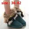 Kobiety Buty Zimowe Panie Kobiece Lekkie Marka Mokararki Moda Casual Projektant Luksusowe Kostki Futro Buty Woman Snow Boots Whqfc Wenshet