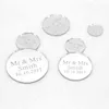 50 pcs personalizado gravado rodada tags casamento tags decor etiquetas personalizadas baptism baptism presente circular bonbonniere tags 211109