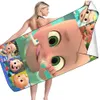 Cocomelon JJ Family Friends Beach Towel Blanket Soft Quick Dry Lightweight Bath Swim Towels Large150 x 75 CM Youtube Character Mat Shawl Sand Proof gyq