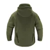 Winter Airsoft Military Jacket Men Fleece Tactical Army Green Jacket Thermal Hooded Jacket Coat Autumn Outerwear Mens Clothing 220228