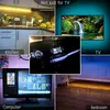 Tiras LED TV Retroiluminación 656 pies USB Luz de tira RGB multicolor con control remoto para computadora portátil Cocina Espejo Iluminación del hogar 3264892