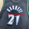 Gestikte mannen dames jeugd Kevin Garnett 90s kampioen basketbal jersey borduurwerk op maat elk naamnummer xs-5xl 6xl