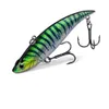 DHL Leverans 5 Färg 9cm 19.5g nedsänkt penna Vib Fiske Lure Hard Bait Minnow Crankbait Life-Liknande Swimbait Bass Fishing Baits Set 3D Fish Eyes Strong Treble Hooks