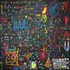 Modern Creative Wallpaper 3D Colored Chalk Math Formula Blackboard Photo Murals Restaurant Cafe Kids Bedroom Wall