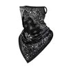 Men Women Motorcycle Summer Outdoor Cycling Ice Silk Breathable Shield Ears Loops Multipurpose Sun Protection Face Scarf