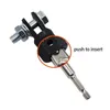 Sax Jack Adapter + Drive Impact Wrench Verktyg 1/2 tum Vanadium Steel Socket Drive Impact Wrench Kit