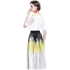 Schermate di maglioni di marca di lusso set da donna Outfits Autumn Runway Fashion Designer Twitted Thirts e Skirt Midi 211109
