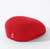 Bérets 2021 KANGOL fait à la main exquis hommes et femmes maille béret britannique rétro dames casquettes décontractées pliable peintre chapeau Tide231P