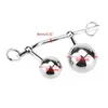 Female Anal Vagina Double Ball Plug In Steel Chastity Belts Rope Hook Sex Toy For Women Locking Chastity Belt 211124