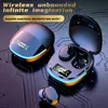 Mini Wireless Earphones Colorful Breathing Light Digital Display In-Ear Bluetooth Headphone Touch Control Lossless Noise Reduction Low Latency Game Headset