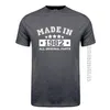 Made In 1982 T Shirt Men Cotton Summer O Neck Birthday Gift ops ee Funny Man shirt 210714