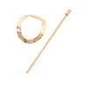 Korean net red metal hairpin and gold versatile hairpin