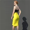 Kobiety Zestaw Garnitury Sexy Crop Tops Bandaż Spódnice Eleganckie 2 sztuki Wiosna Letnie Ubrania Dwa S 210515
