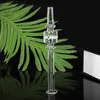 Newest Nector Collector Glass Straw Dab Pipe Oil Rigs Stick Hand Tobacco Cigarette Smoking Filter Tips Tool Tester Hookahs Water Bong Bubblers Accessories