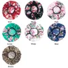 Adjustable Print Satin Bonnet Sleep Cap Women Night Turban Headwear Cute Headwrap Hat Fashion Hair Accessories w-01320