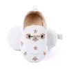 Baby Boy Shoes First Walkers Bees with Stars Newborn Baby Casual Toddler Infant Loafers Shoes PU Cotton Soft Sole Baby Moccasins