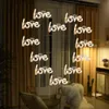 2022 San Valentino Lettere d'amore Romantico Puntelli luminosi a LED Festa di moda Matrimoni Pandents Casa Decorazioni per albero di Natale Luminoso Night Lighr mini Forniture GT8DEE7