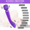 NXY Vibrators 20 accelera potente vibratore AV Magic Wand Dildos Sex Toys for Women Coups Clitoris stimolante G spot 2 giocattoli motori 7328052