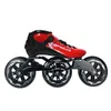 Roller Paten Yetişkinler 3 Tekerlekler Sline Hız Ayakkabıları 3x125mm Uzun Uzun Uzun Uzun Yol Yarışı Spor Sabahı 125mm 85A Street 3x125 125
