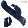 Powerfu G-spot Massaggiatore Dildo in silicone Potenza vibratore del coniglio Vagina Clitoride stimolare il giocattolo del sesso per le donne Masturbatore femminile Prodotto adulto Spedizione veloce