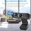 Ashu H800 Cam 1080p Full HD Video USB Micphone Computer Web Cam z Powiększ PC Night Vision Mini Kamera