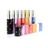 Butelka perfum Plum Blossom Aluminium Metalowe Perfumy Butelki Party Dostawy Szklane Liner Kosmetyki Oddzielne Puste Butelki Spray 10ml Yl581