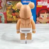 Bearbrick Urso violento Blocos de construção Urso Brawn boneca Modelo feito à mão Ornaments Tide Play 400% 28cm