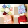 Boîtes Emballage Drop Livraison 2021 Cadeau de bijoux pour bague boucle d'oreille pendentif boîte affichage 1Dot6 4Cm 1Dot63Cm1Dot2 Mix 6 couleurs Achnq3396