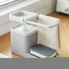 Liquid Soap Dispenser Kitchen Dishwashing Press Outlet Box Wipe Arrangement Rack Sponge Drain Storage Dish Towel Hanger Supplies