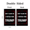 트럼프 2024 가든 플래그 더블 양면 12 * 18 인치 캠페인 가든 플래그 무료 배달