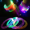 Party Dekoration Flash Wristband LED Light Armband Jul Glödande Lysande