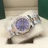 2021 Diamentowy tarcza kolorowy zegarek damski 31 mm Sapphire Glass Oyste Pośredni złoty pasek wodoodporny automatyczne maszyny 295h