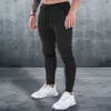 Men Casual Trousers Joggers Cotton Pants Gym Workout Track Breathable Muscle Fitness Running Slim Fit Tapered Sweatpant 210707