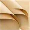 Packaging Paper Packing & Office School Business Industrial Brown Kraft Roll 12 Inch X100 Feet Natural Recyclable For Craft Gift Wrap Jk2102