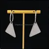 Urok Kolczyki Biżuteria Designer Triangle Eardrop Simple List Kobiety Night Club Party Hip Hop z Rhinestone Drop Dostawa 2021 Gfuib