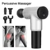 6-Gear Electric Deep Tissue Pure Wave Percussion Massager Gun Handheld Body Fascia Back Massager Muscle Vibrating Relaxing Tool239s