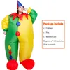 Costume de poupée de mascotte, Costumes gonflables de gros Clown de cirque pour adultes, combinaison d'halloween, mascotte de dessin animé, poupée de fête, jeu de rôle, tenue habillée