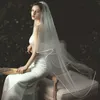 櫛のリボンエッジソフトチュールホワイトアイボリーヘッドドレスの結婚髪の花嫁のアクセサリーx0726