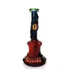 Wholesale Hookah Bongs 3D Evil Monster Face Design Glass Bong Handmade Character Smoke Water Pipe bong