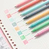 Kaco Sign Pen Gel Pen 0.5mm Refill Smooth Ink Schrijven Duurzaam Ondertekening Pen 5 Kleuren Vintage Kleur Macarons Pennen Gift Set