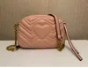 Moda designer bolsa marmont soho saco disco bolsas femininas corrente de ouro sacos ombro cruz corpo mensageiro carteira