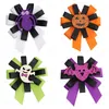 Flickor Hårtillbehör Hairclips Baby Bb Clip Kids Barrettes Ribbon Children Pumpa Ghost Halloween Party