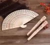 2021 Wooden Fans 8'' Chinese Sandalwood Fans Wedding Fans Ladies Hand Fan Advertising and Promotional Folding Fan Bridal Accessories