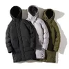 남성 파카 재킷 겨울 긴 재킷 면화 패딩 파커 야외 복어 재킷 오버 코트 남자 두꺼운 및 따뜻한 코트 남성 패션 211129