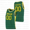 Camisetas de baloncesto de Costom Baylor College 12 Jared Butler 31 MaCio Teague 11 Mark Vital 33 Freddie Gillespie 4 LJ Cryer