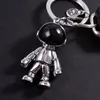 Fashion Handmade 3D Astronaut Space Robot Spaceman Keychain LoveKeyring Alloy Gift For Man Friend